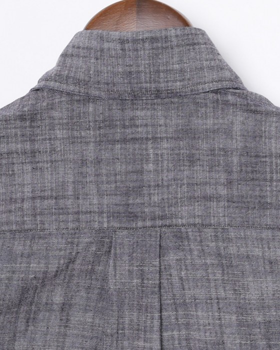 ERRICO FORMICOLAコットン シャンブレー BDシャツ【LUCA】 12l