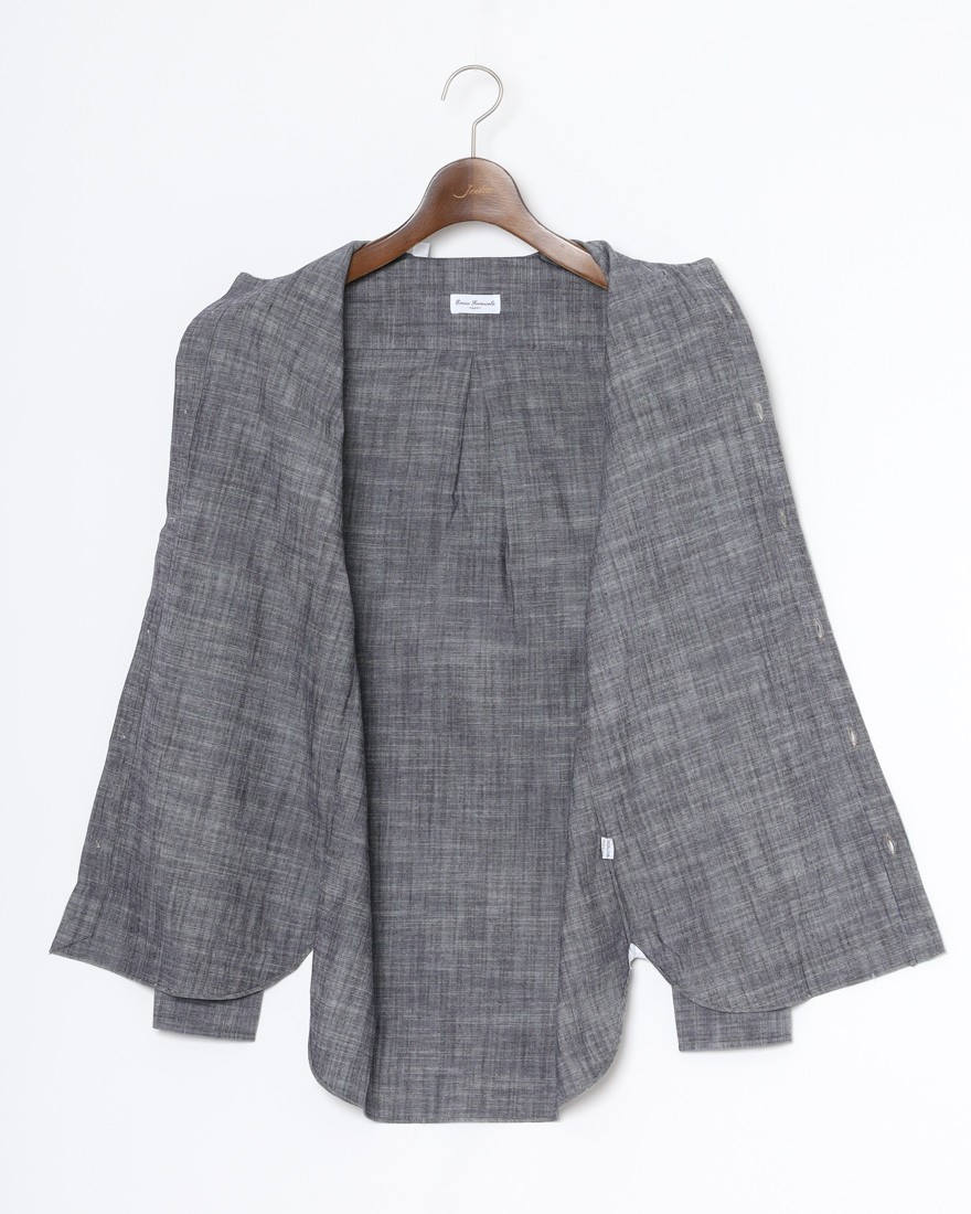 ERRICO FORMICOLAコットン シャンブレー BDシャツ【LUCA】 13l