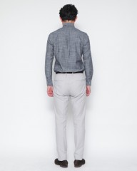 ERRICO FORMICOLAインディゴ コットンシャンブレー BDシャツ【LUCA】 mb_03l