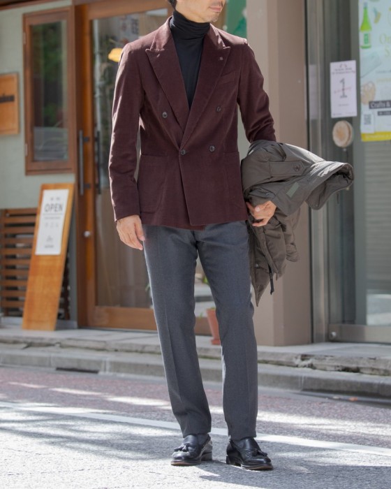 インコテックス INCOTEX したて slimfit 35型 ライトグレー 42