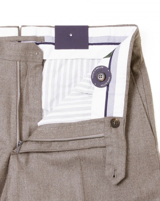 カシミヤ混ウール スラックス【1951 COLLECTION /35 SLIM FIT