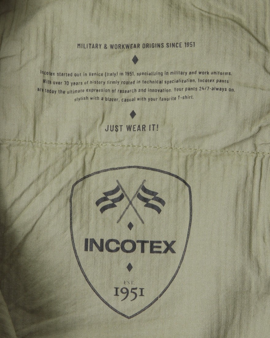 INCOTEXコットンサテンストレッチ カーゴチノ【SLACKS】15l