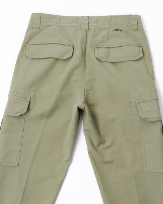 INCOTEXコットンサテンストレッチ カーゴチノ【SLACKS】16l