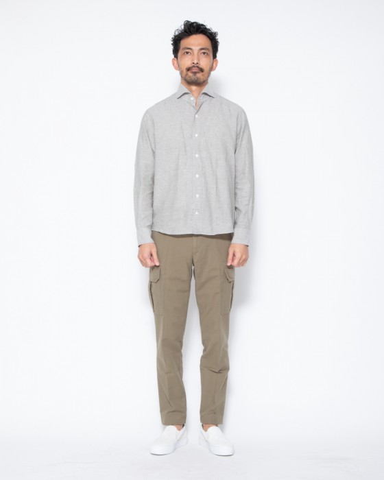 INCOTEXコットンサテンストレッチ カーゴチノ【SLACKS】28l