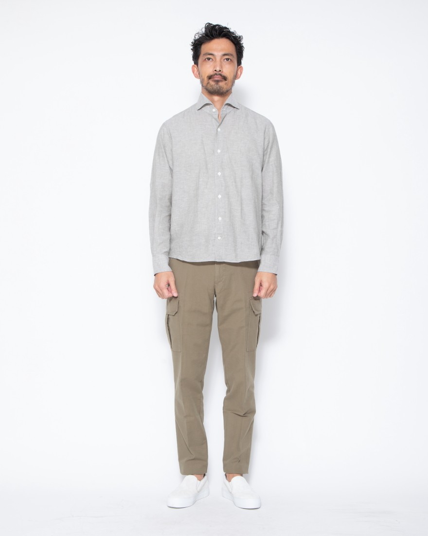 INCOTEXコットンサテンストレッチ カーゴチノ【SLACKS】28l