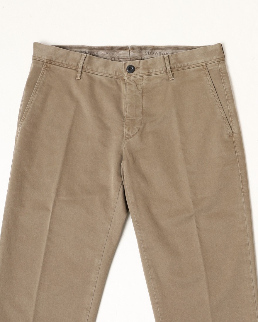 INCOTEXサテンスウェットパンツ【SLACKS/100 SLIM FIT】03l