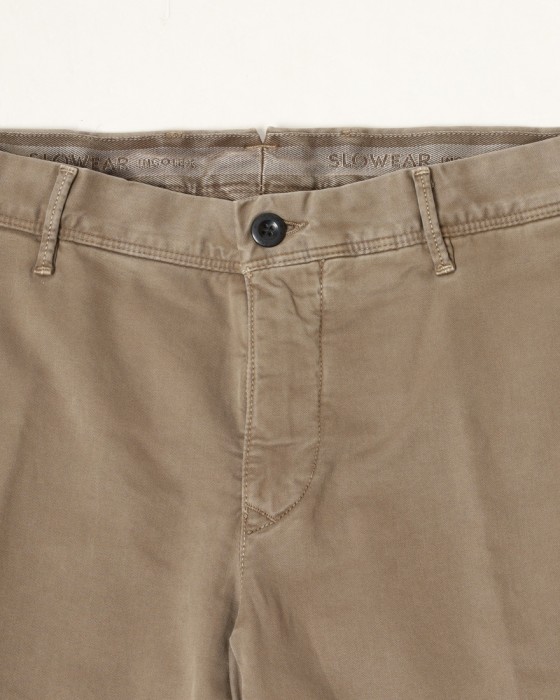 INCOTEXサテンスウェットパンツ【SLACKS/100 SLIM FIT】04l