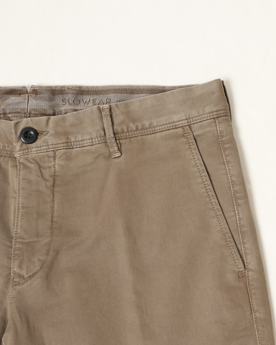 INCOTEXサテンスウェットパンツ【SLACKS/100 SLIM FIT】06l