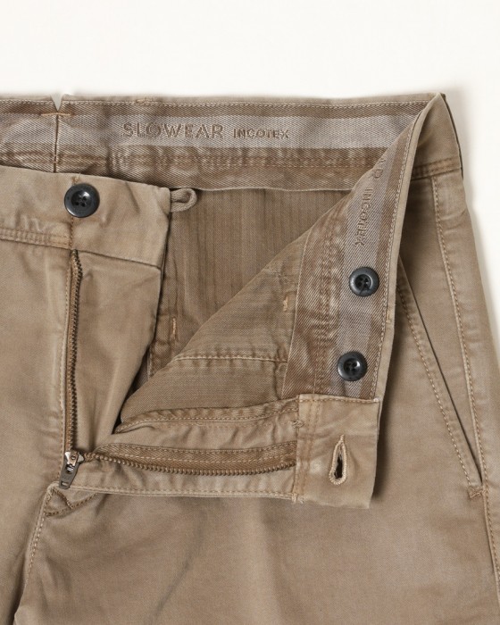 INCOTEXサテンスウェットパンツ【SLACKS/100 SLIM FIT】07l