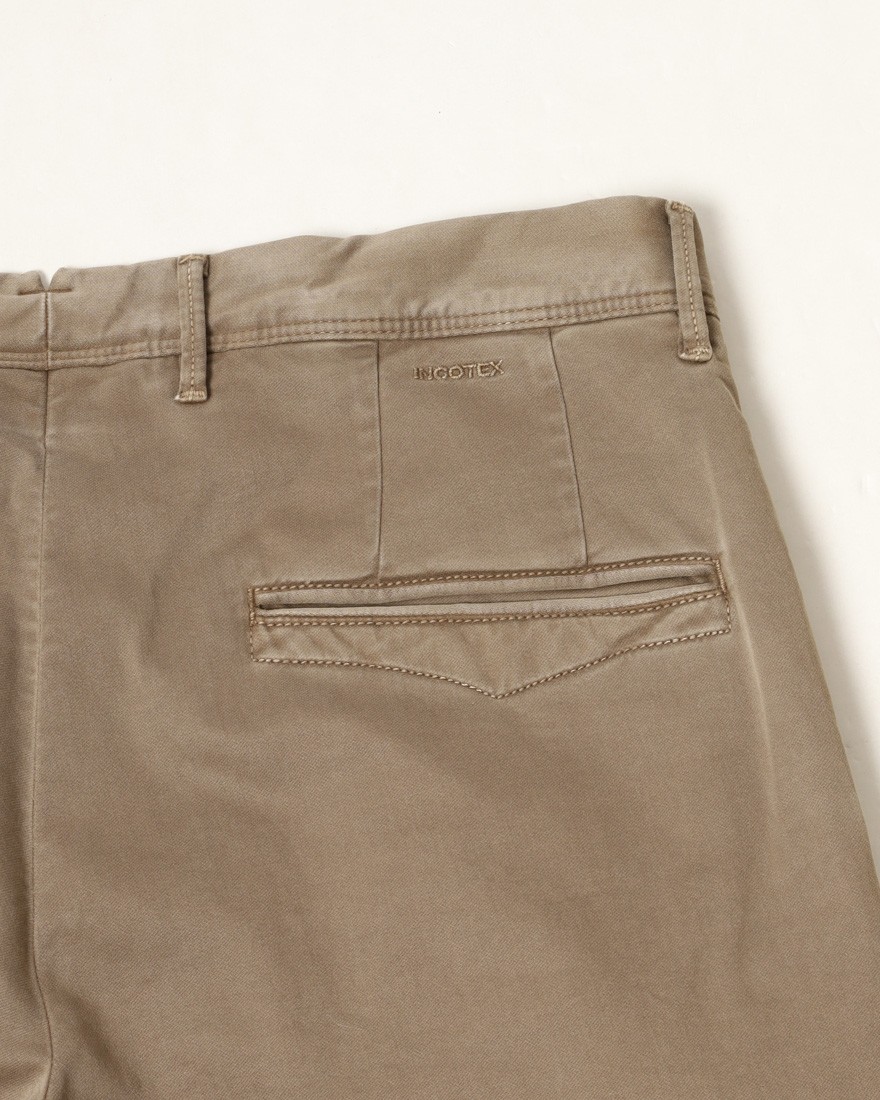 INCOTEXサテンスウェットパンツ【SLACKS/100 SLIM FIT】15l