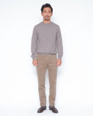 INCOTEXサテンスウェットパンツ【SLACKS/100 SLIM FIT】mb_21l
