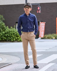 INCOTEXサテンスウェットパンツ【SLACKS/100 SLIM FIT】mb_ma
