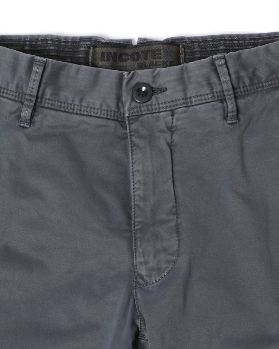 INCOTEXギャバコットン ストレッチチノ【SLACKS/100 SLIM FIT】02l