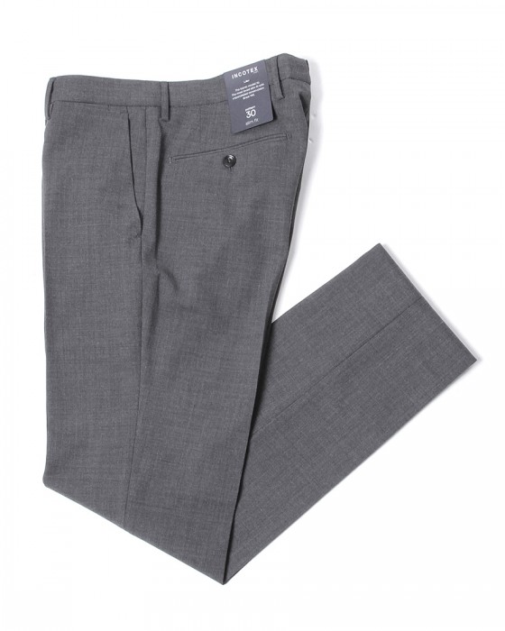 INCOTEXテクノトロピカル ノープリーツテーパードスラックス【1951 COLLECTION /35 SLIM FIT】c0