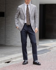 INCOTEXテクノトロピカル ノープリーツテーパードスラックス【1951 COLLECTION /35 SLIM FIT】mb_ma