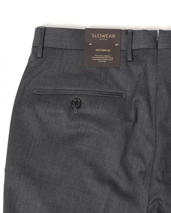 INCOTEXウール スラックス【1951 COLLECTION /35 SLIM FIT】15l