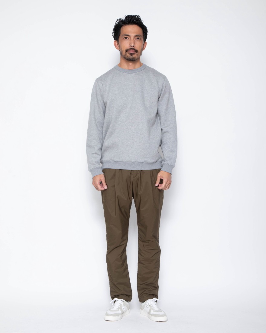 【HERNO】ヘルノ シャーリングパンツ 1プリーツ テーパード 中綿 サイズM HERNO（ヘルノ）LAMINARラミナー ウォーターレペレント