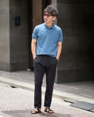 Hernoナイロン ワンプリーツストレッチパンツ【FUNCTIONAL WARDROBE】mb_ma