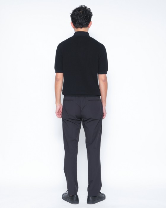 Hernoナイロン ストレッチ ワンプリーツ テーパードパンツ【FUNCTIONAL WARDROBE】03l