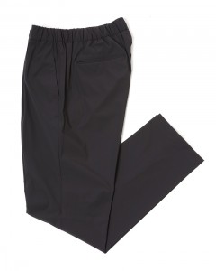 ナイロン ストレッチ ワンプリーツ テーパードパンツ【FUNCTIONAL WARDROBE】