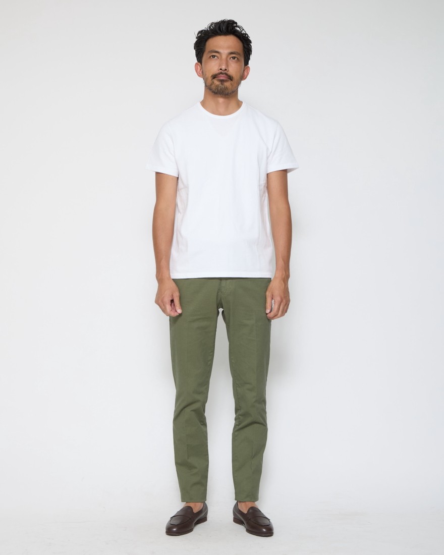 BERWICHストレッチコットンテーパードパンツ【J MORELLO/J モレッロ】28l