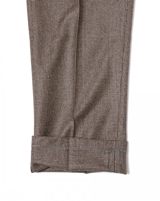 BERWICHグレンチェック 2プリーツ パンツ【SCOTCH/スコッチ】14l