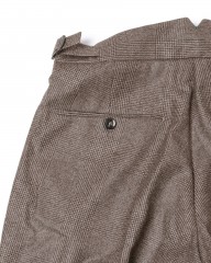 BERWICHグレンチェック 2プリーツ パンツ【SCOTCH/スコッチ】mb_09l
