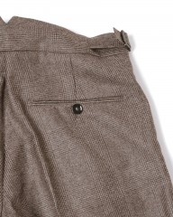 BERWICHグレンチェック 2プリーツ パンツ【SCOTCH/スコッチ】mb_10l