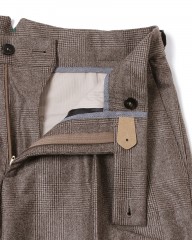 BERWICHグレンチェック 2プリーツ パンツ【SCOTCH/スコッチ】mb_11l
