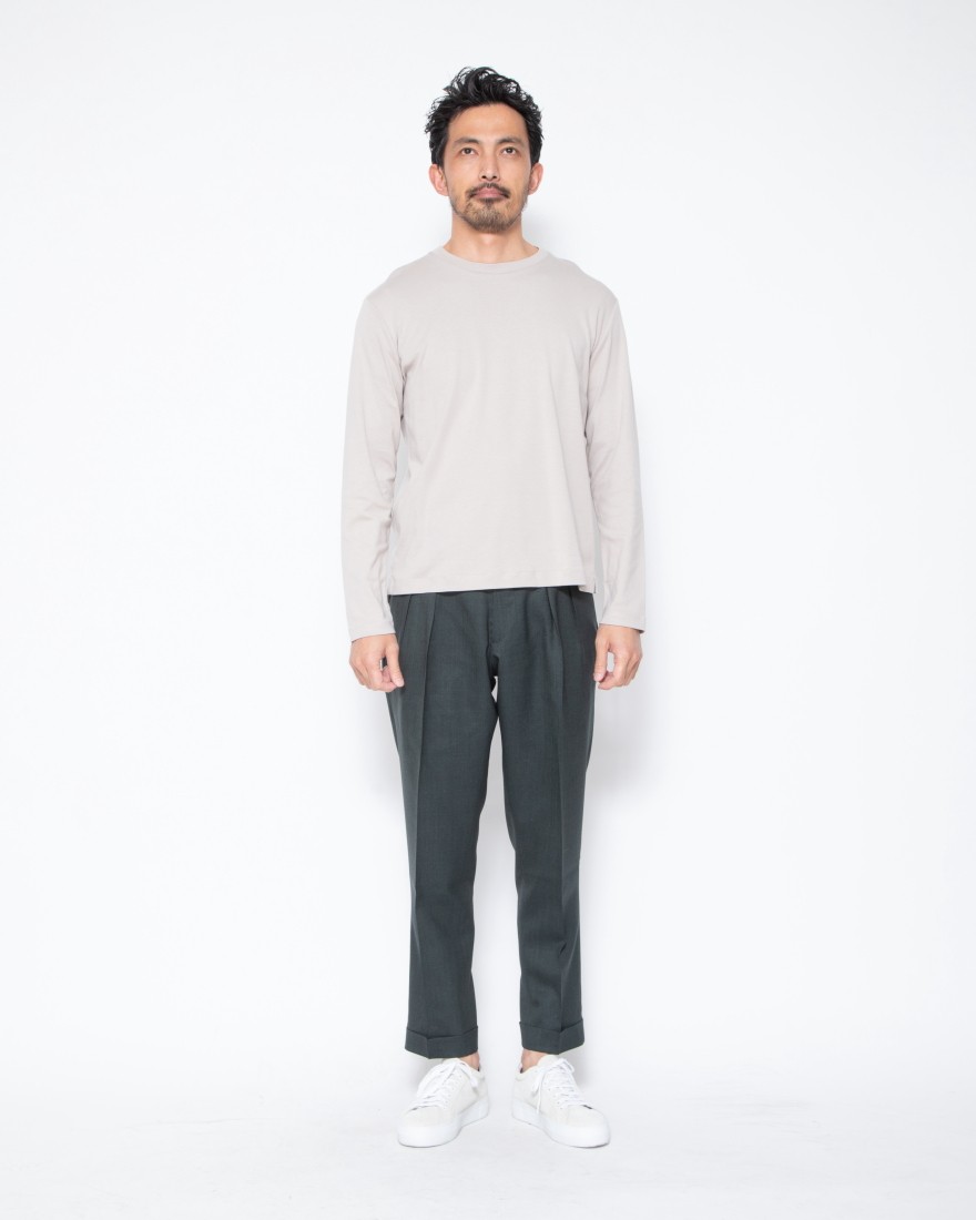 BERWICHウール 2インプリーツパンツ【SCOTCH】22l