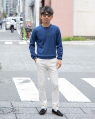 BERWICHストレッチコットンテーパードパンツ【J MORELLO/モレッロ】mb_ma