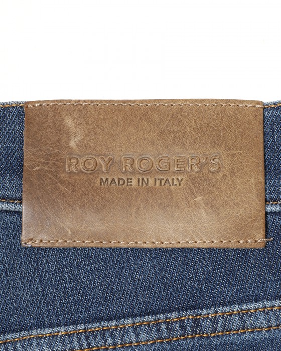 ROY ROGER'Sレギュラーフィット インディコ ジャージーデニム【DONATELLO】16l