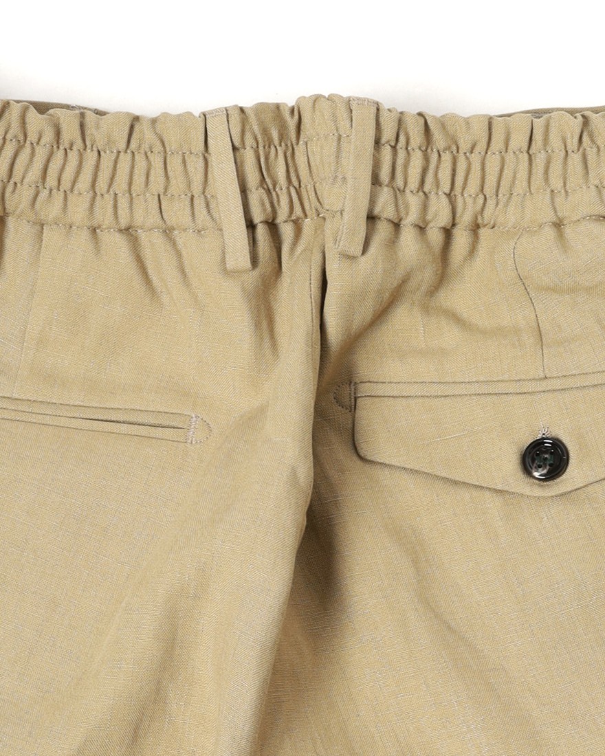 BERWICHリネン ワンプリーツ テーパードショーツ【BERTO/べルト】	11l