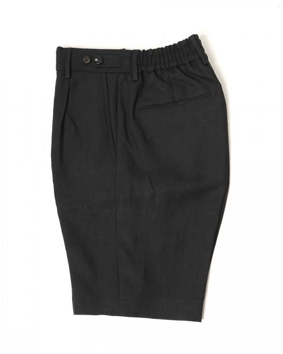 BERWICHリネン ワンプリーツ テーパードショーツ【BERTO/べルト】	ma