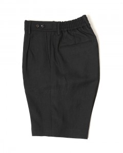 リネン ワンプリーツ テーパードショーツ【BERTO/べルト】	