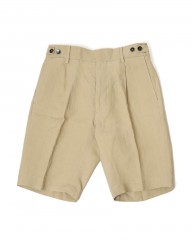 BERWICHリネン ワンプリーツ テーパードショーツ【BERTO/べルト】	mb_04l