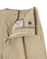 BERWICHリネン ワンプリーツ テーパードショーツ【BERTO/べルト】	mb_09l