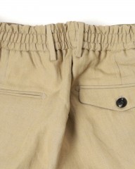 BERWICHリネン ワンプリーツ テーパードショーツ【BERTO/べルト】	mb_11l