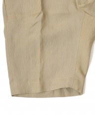 BERWICHリネン ワンプリーツ テーパードショーツ【BERTO/べルト】	mb_14l