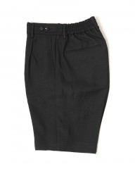 BERWICHリネン ワンプリーツ テーパードショーツ【BERTO/べルト】	mb_c1