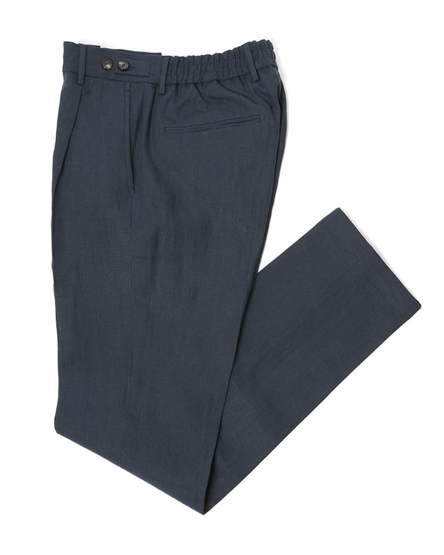 BERWICHリネン ワンプリーツ テーパードパンツ【BERTO/べルト】ma