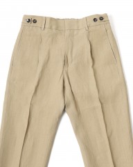 BERWICHリネン ワンプリーツ テーパードパンツ【BERTO/べルト】mb_06l