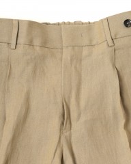 BERWICHリネン ワンプリーツ テーパードパンツ【BERTO/べルト】mb_07l