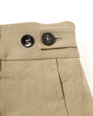 BERWICHリネン ワンプリーツ テーパードパンツ【BERTO/べルト】mb_12l