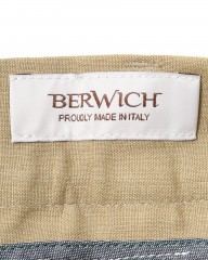 BERWICHリネン ワンプリーツ テーパードパンツ【BERTO/べルト】mb_14l