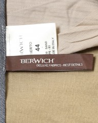 BERWICHリネン ワンプリーツ テーパードパンツ【BERTO/べルト】mb_15l