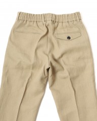 BERWICHリネン ワンプリーツ テーパードパンツ【BERTO/べルト】mb_16l