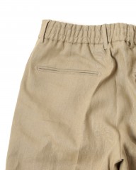 BERWICHリネン ワンプリーツ テーパードパンツ【BERTO/べルト】mb_17l