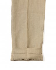 BERWICHリネン ワンプリーツ テーパードパンツ【BERTO/べルト】mb_20l