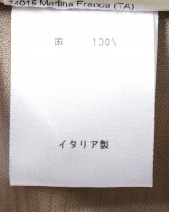 BERWICHリネン ワンプリーツ テーパードパンツ【BERTO/べルト】mb_22l